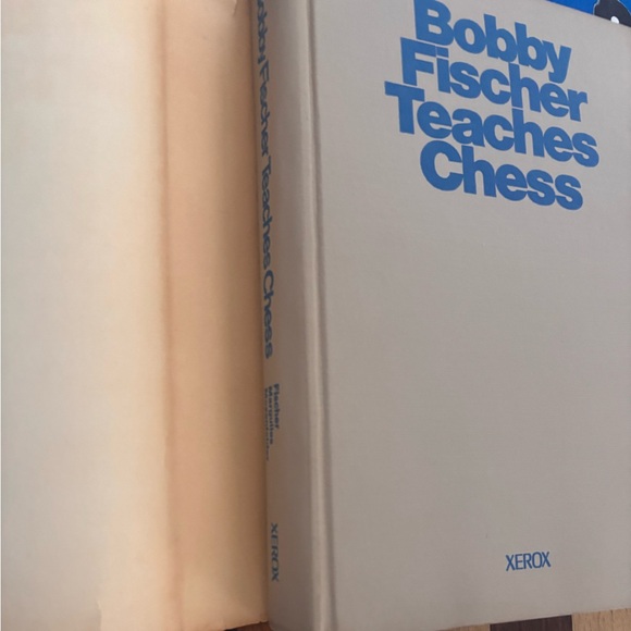 Bobby Fischer Teaches Chess Book vtg